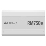 CORSAIR RMe Series RM750e White ATX 3.1 PCIe 5.1 (2025) Fully Modular PSU - 12V‑2×6 (GPU), 750 Watt, 80 plus Gold, Low-Noise