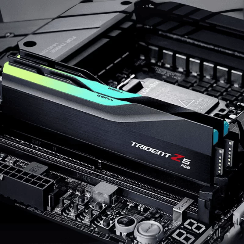 G.Skill Trident Z5 RGB Black 64GB (2x32GB) Memory Kit - Intel XMP, 6000MHz CL32 (F5-6000J3238G32GX2-TZ5RK) 6 G.Skill Trident Z5 RGB Black 64GB (2x32GB) Memory Kit - Intel XMP, 6000MHz CL32 (F5-6000J3238G32GX2-TZ5RK) - Ảnh 6