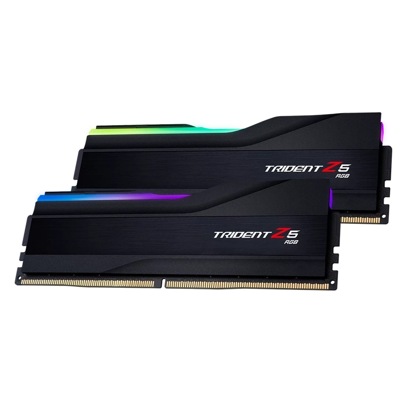 G.Skill Trident Z5 RGB Black 64GB (2x32GB) Memory Kit - Intel XMP, 6000MHz CL32 (F5-6000J3238G32GX2-TZ5RK) 2 G.Skill Trident Z5 RGB Black 64GB (2x32GB) Memory Kit - Intel XMP, 6000MHz CL32 (F5-6000J3238G32GX2-TZ5RK) - Ảnh 2