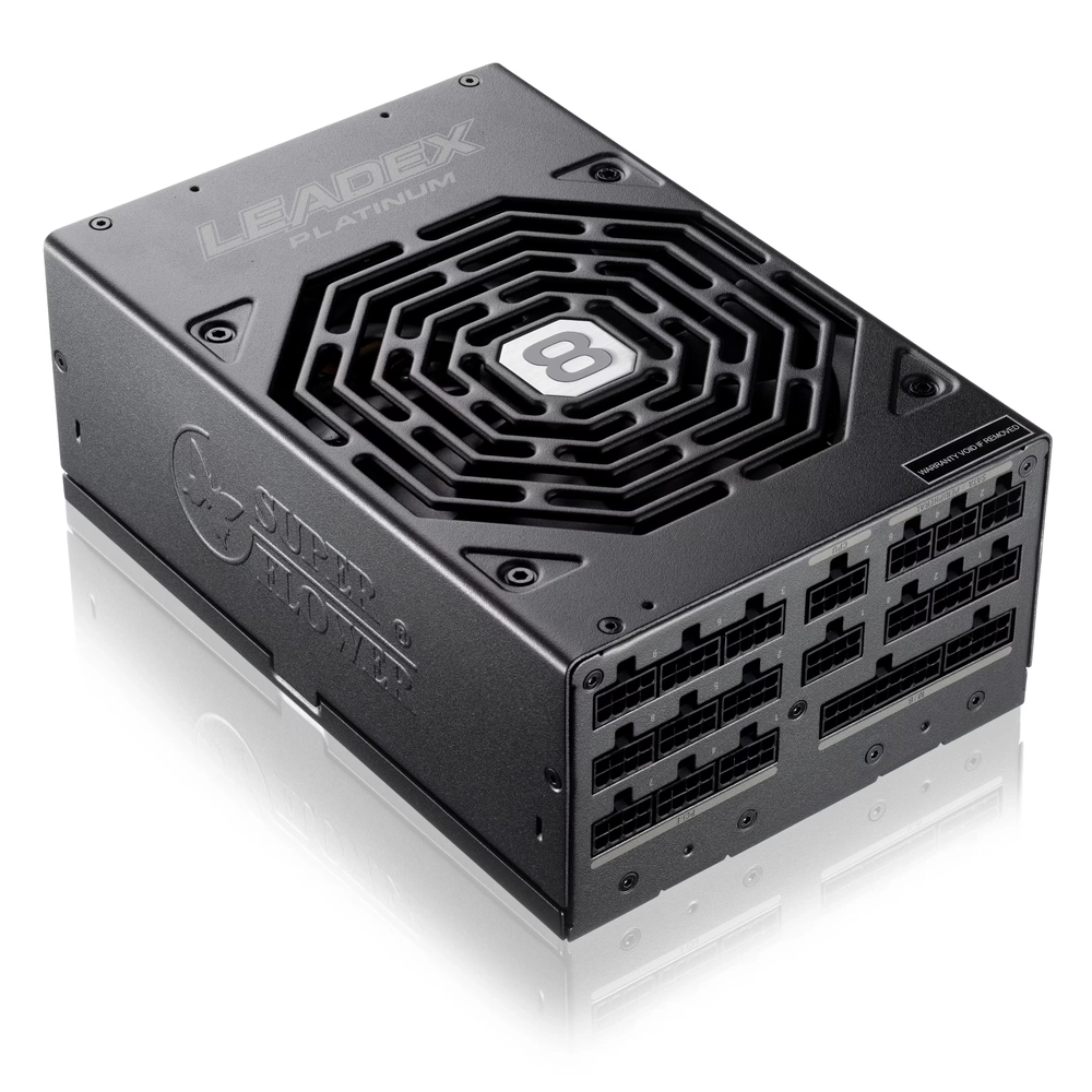 Super Flower Leadex Platinum 2000W PCIe5.0 (SF-2000F14HP) PSU - 2000W, Black, 80 Plus Platinum, Full Modular, 140mm Two-ball bearing fan 3 Super Flower Leadex Platinum 2000W PCIe5.0 (SF-2000F14HP) PSU - 2000W, Black, 80 Plus Platinum, Full Modular, 140mm Two-ball bearing fan - Ảnh 3