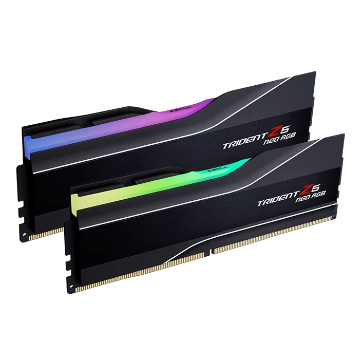 G.Skill Trident Z5 Neo RGB Black 32GB (2x16GB) DDR5 Memory Kit - AMD EXPO, 6400MHz CL32 (F5-6400J3239G16GX2-TZ5NR) 3 G.Skill Trident Z5 Neo RGB Black 32GB (2x16GB) DDR5 Memory Kit - AMD EXPO, 6400MHz CL32 (F5-6400J3239G16GX2-TZ5NR) - Ảnh 3