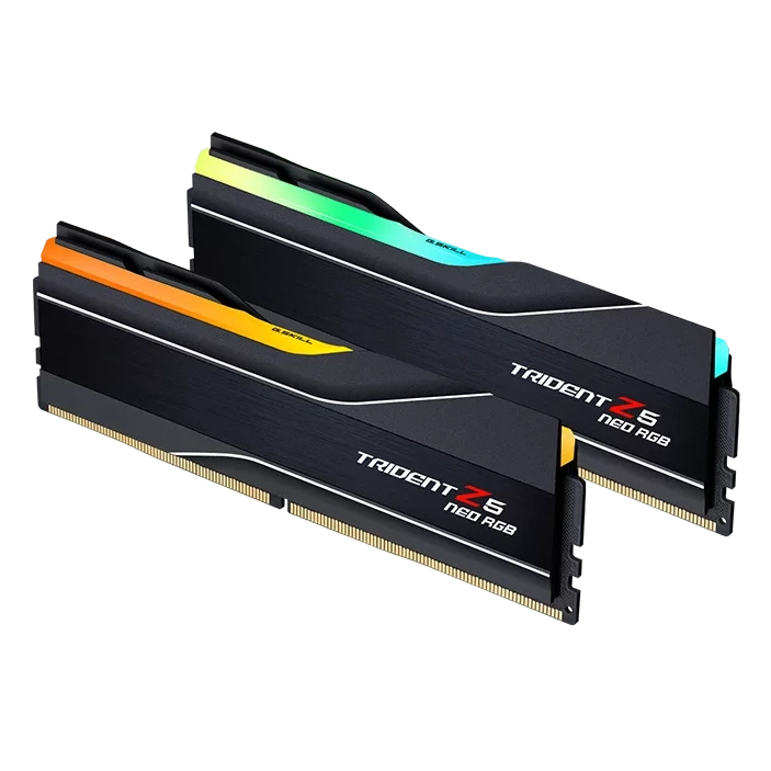 G.Skill Trident Z5 Neo RGB Black 32GB (2x16GB) DDR5 Memory Kit - AMD EXPO, 6400MHz CL32 (F5-6400J3239G16GX2-TZ5NR) 2 G.Skill Trident Z5 Neo RGB Black 32GB (2x16GB) DDR5 Memory Kit - AMD EXPO, 6400MHz CL32 (F5-6400J3239G16GX2-TZ5NR) - Ảnh 2