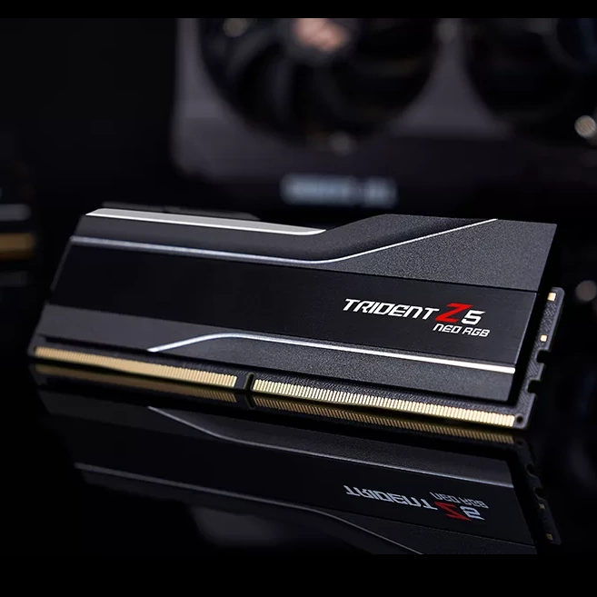 G.Skill Trident Z5 Neo RGB Black 32GB (2x16GB) DDR5 Memory Kit - AMD EXPO, 6400MHz CL32 (F5-6400J3239G16GX2-TZ5NR) 6 G.Skill Trident Z5 Neo RGB Black 32GB (2x16GB) DDR5 Memory Kit - AMD EXPO, 6400MHz CL32 (F5-6400J3239G16GX2-TZ5NR) - Ảnh 6