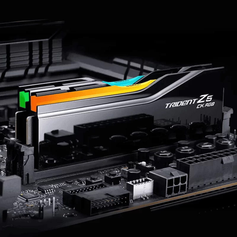 G.Skill Trident Z5 CK RGB Black 48GB (2x24GB) DDR5 Memory Kit - Intel XMP, 8400MHz CL40 (F5-8400C4052G24GX2-TZ5CRK) 8 G.Skill Trident Z5 CK RGB Black 48GB (2x24GB) DDR5 Memory Kit - Intel XMP, 8400MHz CL40 (F5-8400C4052G24GX2-TZ5CRK) - Ảnh 8