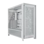 CORSAIR FRAME 5000D RS White Modular Mid Tower PC Case - Tempered Glass, 4x RS140 fans