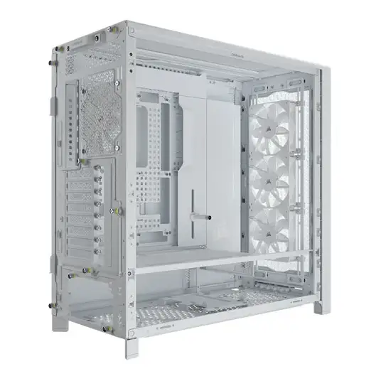 CORSAIR FRAME 5000D RS White Modular Mid Tower PC Case - Tempered Glass, 4x RS140 fans 3 CORSAIR FRAME 5000D RS White Modular Mid Tower PC Case - Tempered Glass, 4x RS140 fans - Ảnh 3