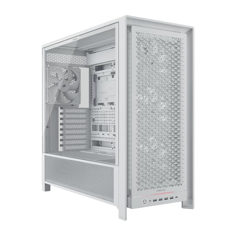 CORSAIR FRAME 5000D RS White Modular Mid Tower PC Case - Tempered Glass, 4x RS140 fans 1 CORSAIR FRAME 5000D RS White Modular Mid Tower PC Case - Tempered Glass, 4x RS140 fans