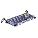 GravaStar Mercury K1 Pro Special Edition - Insterstellar Silver Gaming Keyboard