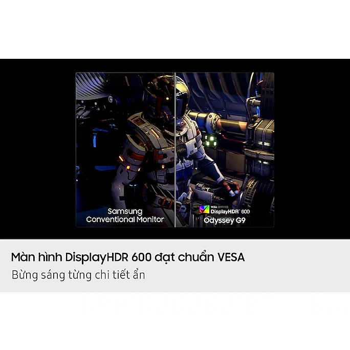Samsung Odyssey G9 G91F LS49FG912EEXXV Gaming Monitor - 49 inch, Dual QHD (5120 x 1440), 32:9, VA, 144Hz, Curved 1000R 18 Samsung Odyssey G9 G91F LS49FG912EEXXV Gaming Monitor - 49 inch, Dual QHD (5120 x 1440), 32:9, VA, 144Hz, Curved 1000R - Ảnh 18