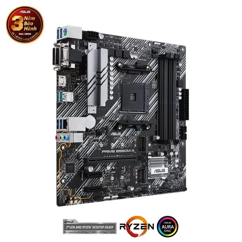 ASUS PRIME B550M-A Mainboard 5 ASUS PRIME B550M-A Mainboard - Ảnh 5