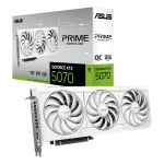 ASUS PRIME GeForce RTX 5070 White OC 12GB GDDR7 (PRIME-RTX5070-O12G-WHITE) Graphics Card