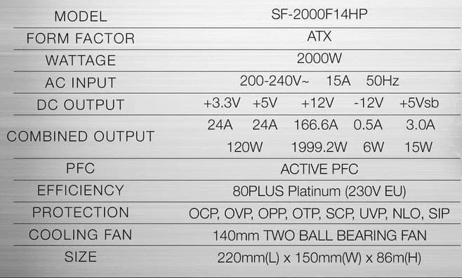 SF 2000F14HP 2 2