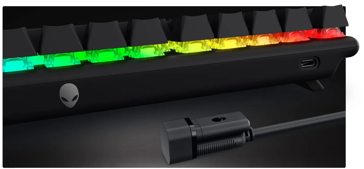 alienware pro keyboard pdp charging