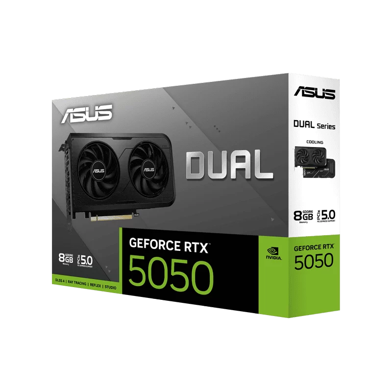 ASUS Dual GeForce RTX 5050 8GB GDDR6 (DUAL-RTX5050-8G) Graphics Card 16 ASUS Dual GeForce RTX 5050 8GB GDDR6 (DUAL-RTX5050-8G) Graphics Card - Ảnh 16