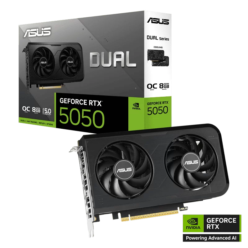 ASUS Dual GeForce RTX 5050 OC 8GB GDDR6 (DUAL-RTX5050-O8G) Graphics Card 16 ASUS Dual GeForce RTX 5050 OC 8GB GDDR6 (DUAL-RTX5050-O8G) Graphics Card - Ảnh 16