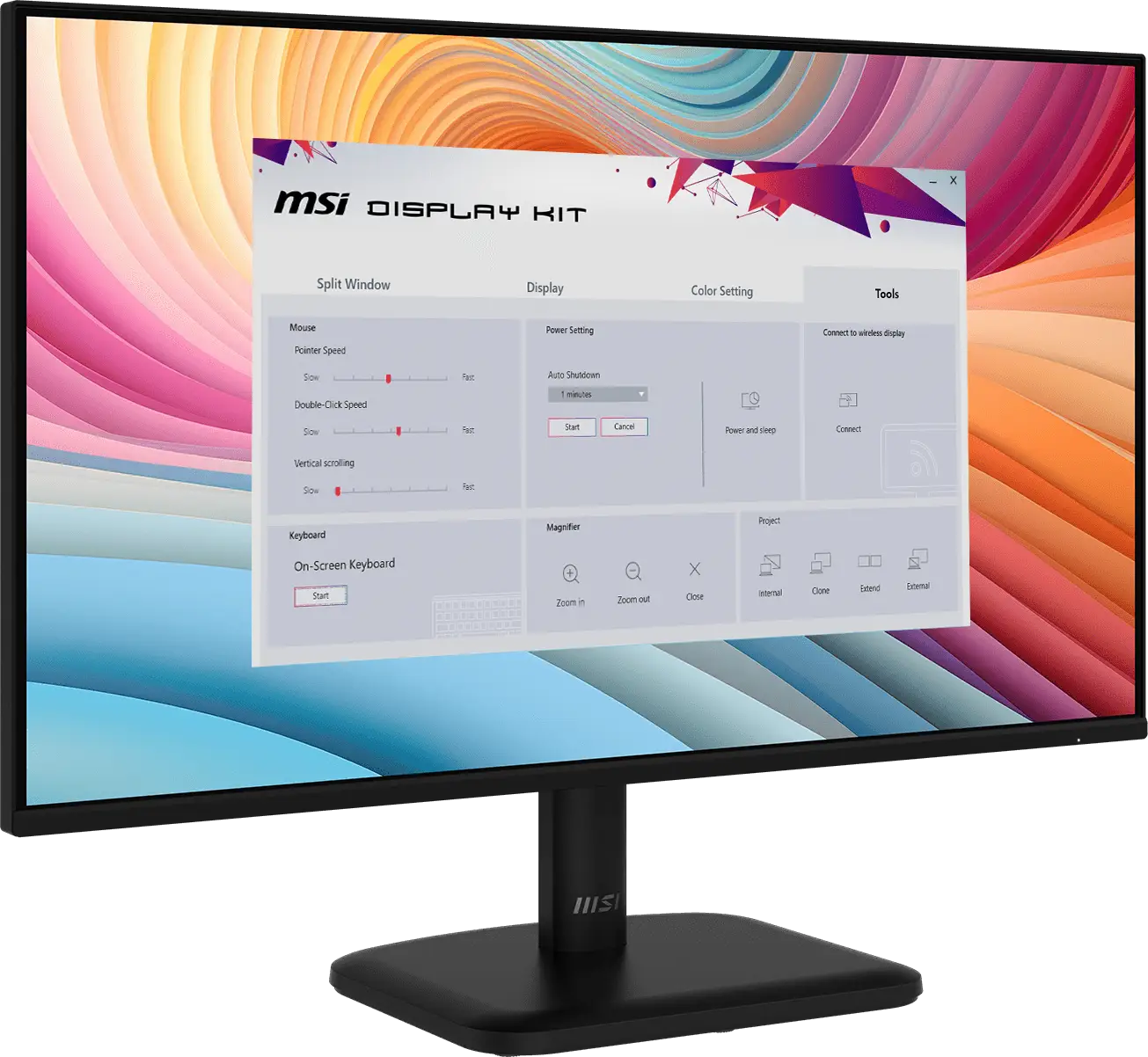 msi pro mp251l e2 display