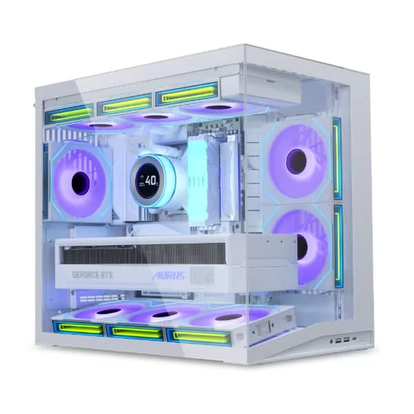Lian Li O11D Mini V2 White Mid Tower ATX Case 3 Lian Li O11D Mini V2 White Mid Tower ATX Case - Ảnh 3