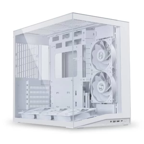 Lian Li O11D Mini V2 Flow White Mid Tower ATX Case 3 Lian Li O11D Mini V2 Flow White Mid Tower ATX Case - Ảnh 3