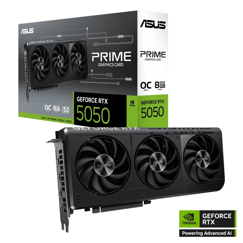 ASUS PRIME GeForce RTX 5050 OC 8GB GDDR6 (PRIME-RTX5050-O8G) Graphics Card 4 ASUS PRIME GeForce RTX 5050 OC 8GB GDDR6 (PRIME-RTX5050-O8G) Graphics Card - Ảnh 4