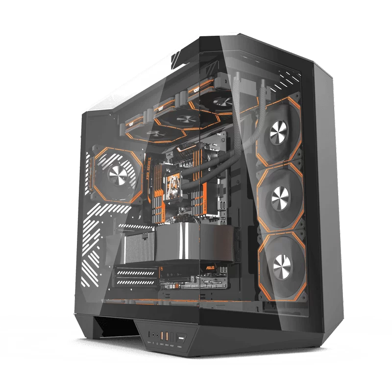 DarkFlash DY470 Full-Tower ATX Gaming Case 2 DarkFlash DY470 Full-Tower ATX Gaming Case - Ảnh 2