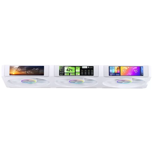 JONSBO TF3-360SCB White AIO Liquid Cooling - 3.5 inches IPS Main Screen (640×480 px), 360mm radiator 14 JONSBO TF3-360SCB White AIO Liquid Cooling - 3.5 inches IPS Main Screen (640×480 px), 360mm radiator - Ảnh 14