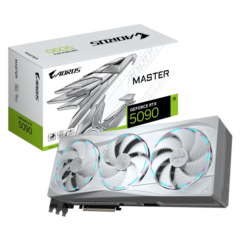 GIGABYTE AORUS GeForce RTX 5090 MASTER ICE 32G (GV-N5090AORUSM ICE-32GD) Graphics Card