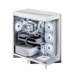 TRYX LUCA L70 White Gaming Case - E-ATX, Mid Tower, Tempered Glass