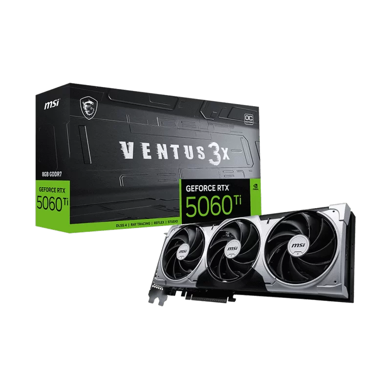 MSI GeForce RTX 5060Ti 8G VENTUS 3X OC Graphics Card 1 MSI GeForce RTX 5060Ti 8G VENTUS 3X OC Graphics Card