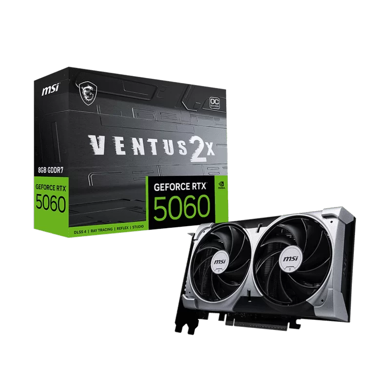 MSI GeForce RTX 5060 8G VENTUS 2X OC Graphics Card