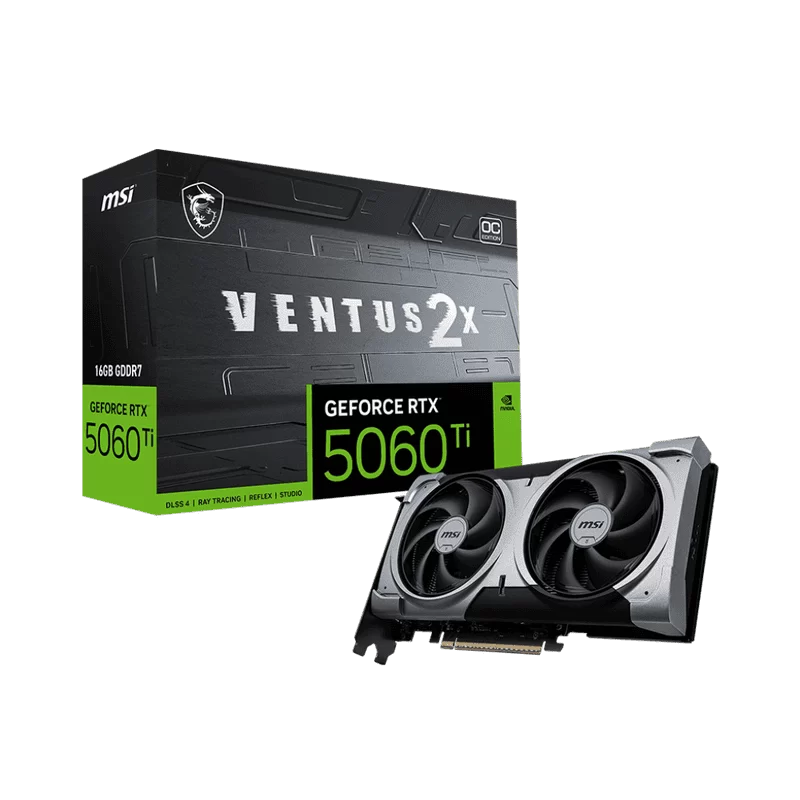 MSI GeForce RTX 5060Ti 16G VENTUS 2X OC PLUS Graphics Card