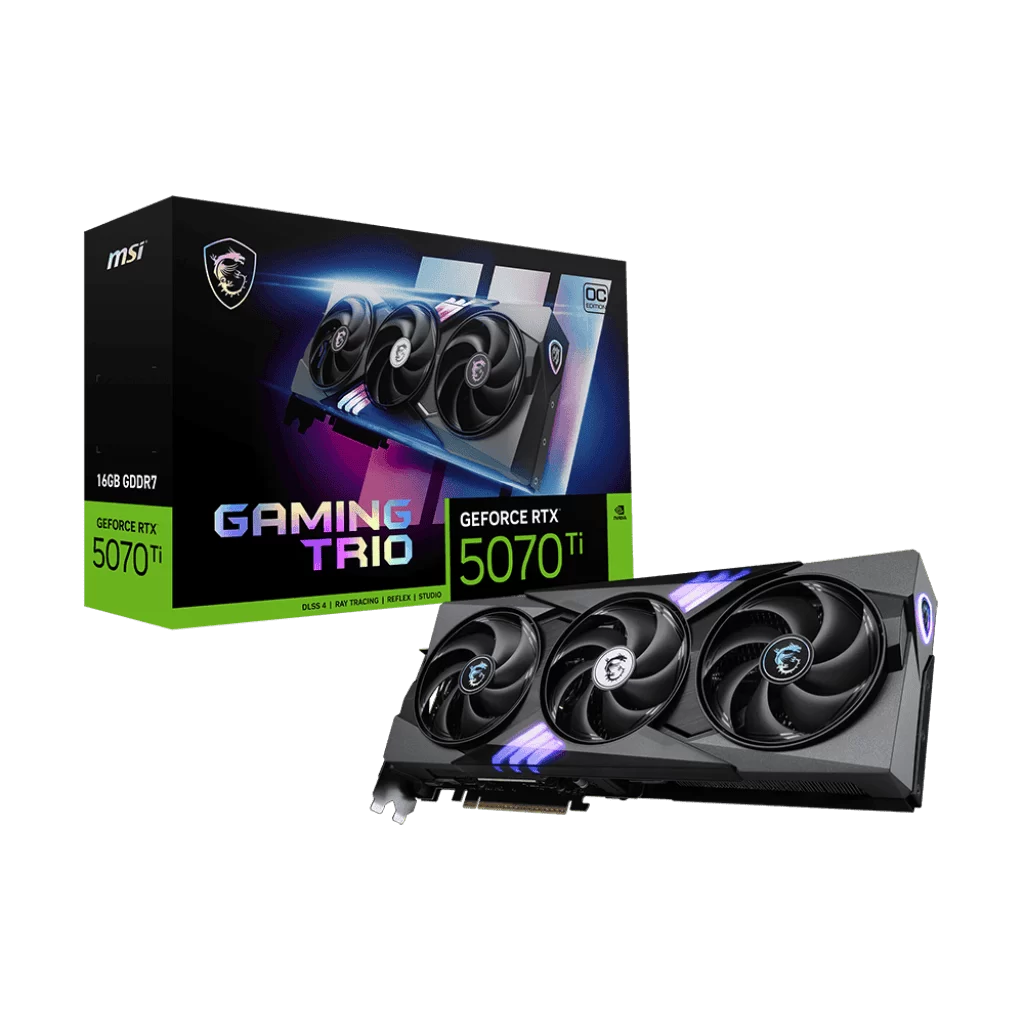 MSI GeForce RTX 5070Ti 16G GAMING TRIO OC Graphics Card