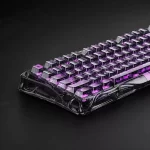 GravaStar Mercury V75 Lite - Transparent Black Gaming Keyboard
