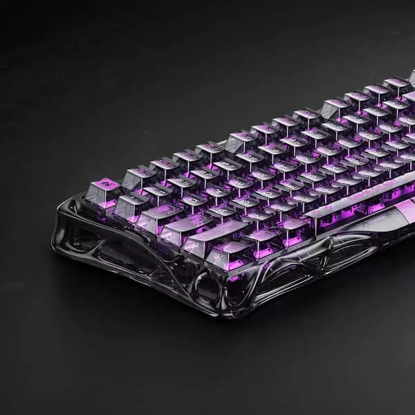 GravaStar Mercury V75 Lite - Transparent Black Gaming Keyboard 1 GravaStar Mercury V75 Lite - Transparent Black Gaming Keyboard