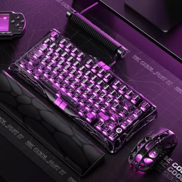 GravaStar Mercury V75 Lite - Transparent Black Gaming Keyboard 7 GravaStar Mercury V75 Lite - Transparent Black Gaming Keyboard - Ảnh 7