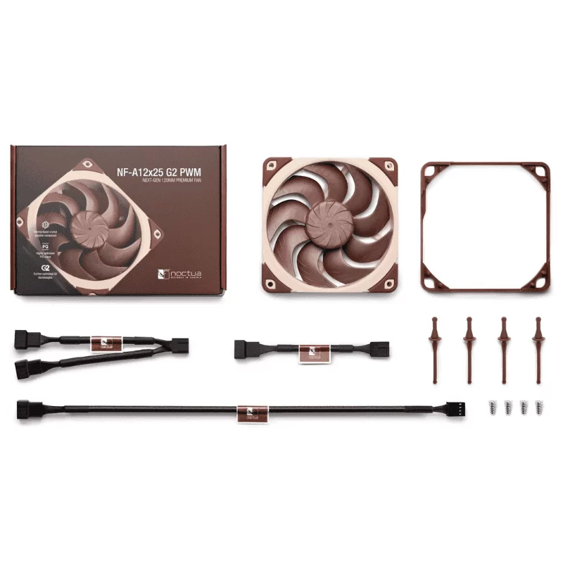 Noctua NF-A12x25 G2 PWM Fan - 120mm, 4-pin PWM, 1800 RPM 5 Noctua NF-A12x25 G2 PWM Fan - 120mm, 4-pin PWM, 1800 RPM - Ảnh 5