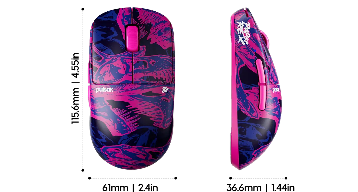 PRX Edition X2v3 Wireless Gaming Mouse Size1