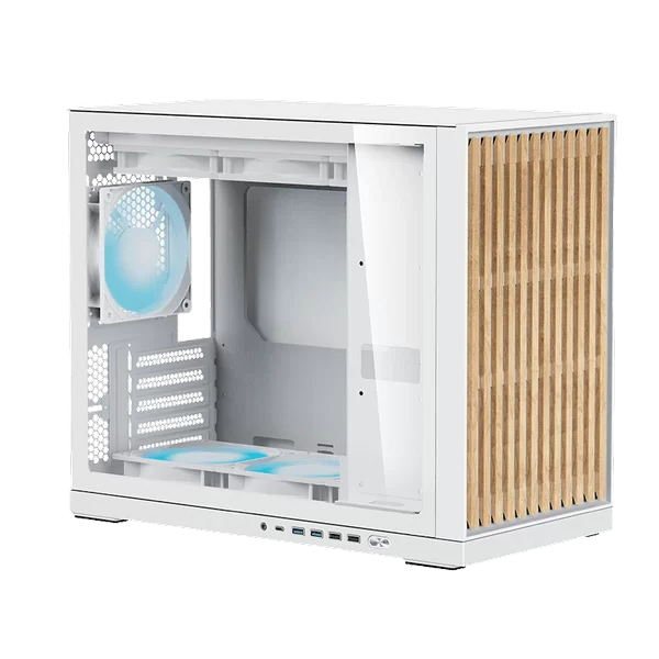Shiny Snake G600 White iTX Case 1 Shiny Snake G600 White iTX Case