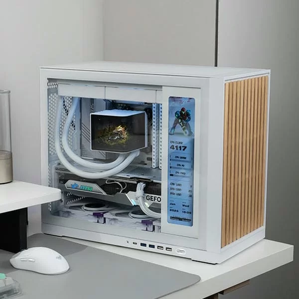 Shiny Snake G600 White iTX Case 5 Shiny Snake G600 White iTX Case - Ảnh 5