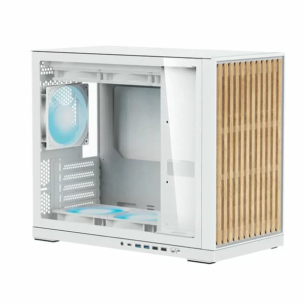Shiny Snake G600 White iTX Case 2 Shiny Snake G600 White iTX Case - Ảnh 2