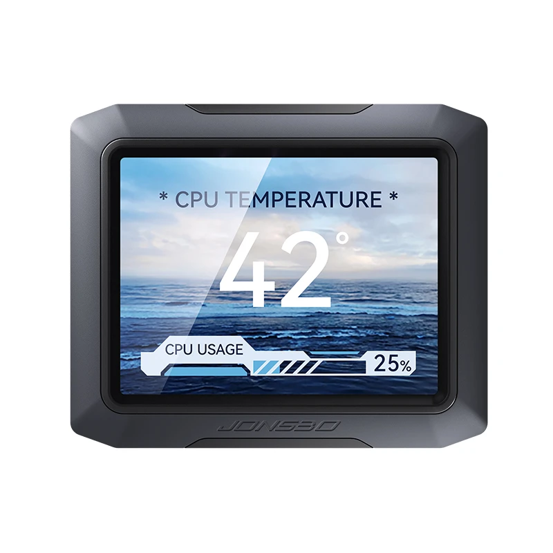 JONSBO TF3-360SCB Black AIO Liquid Cooling - 3.5 inches IPS Main Screen (640×480 px), 360mm radiator 3 JONSBO TF3-360SCB Black AIO Liquid Cooling - 3.5 inches IPS Main Screen (640×480 px), 360mm radiator - Ảnh 3