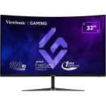 ViewSonic VX3218C-2K Curved 1500R Gaming Monitor - 32 inch, 2K QHD (2560 x 1440), VA 165Hz (2x HDMI 2.0, 1x DisplayPort), 2x 2W