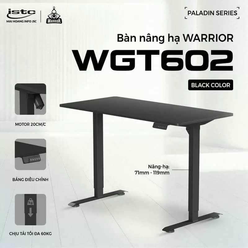 WARRIOR – Paladin Series – WGT602 Black page 1