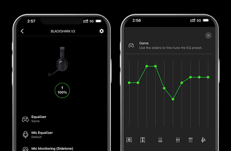 razer blackshark v3 audio app mobile