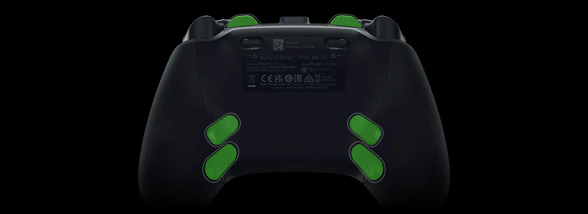 razer wolverine v3 pro 8k pc buttons bumpers desktop