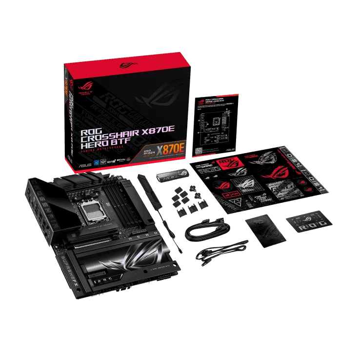 ASUS ROG CROSSHAIR X870E HERO BTF Mainboard 12 ASUS ROG CROSSHAIR X870E HERO BTF Mainboard - Ảnh 12