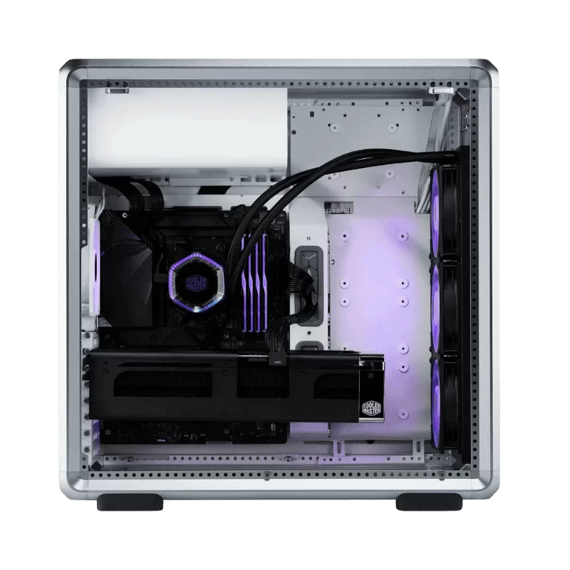 Cooler Master MasterFrame 600 Silver E-ATX Case - Aluminum Frame, Magnetic Side Panels 3 Cooler Master MasterFrame 600 Silver E-ATX Case - Aluminum Frame, Magnetic Side Panels - Ảnh 3