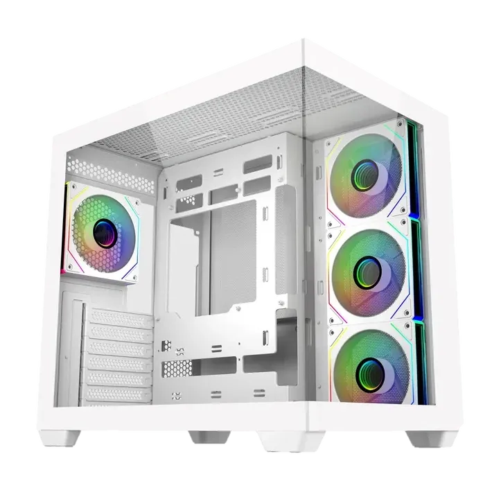 Cooler Master Elite 681 White Case - Panoramic 270°, Dual-Chamber, 4x 120mm ARGB PWM included 1 Cooler Master Elite 681 White Case - Panoramic 270°, Dual-Chamber, 4x 120mm ARGB PWM included