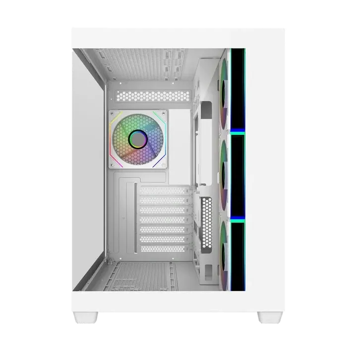 Cooler Master Elite 681 White Case - Panoramic 270°, Dual-Chamber, 4x 120mm ARGB PWM included 3 Cooler Master Elite 681 White Case - Panoramic 270°, Dual-Chamber, 4x 120mm ARGB PWM included - Ảnh 3