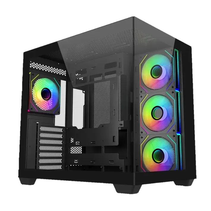 Cooler Master Elite 681 Black Case - Panoramic 270°, Dual-Chamber, 4x 120mm ARGB PWM included 1 Cooler Master Elite 681 Black Case - Panoramic 270°, Dual-Chamber, 4x 120mm ARGB PWM included