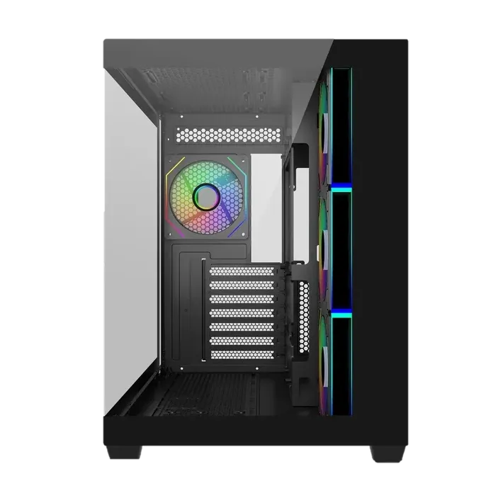 Cooler Master Elite 681 Black Case - Panoramic 270°, Dual-Chamber, 4x 120mm ARGB PWM included 3 Cooler Master Elite 681 Black Case - Panoramic 270°, Dual-Chamber, 4x 120mm ARGB PWM included - Ảnh 3